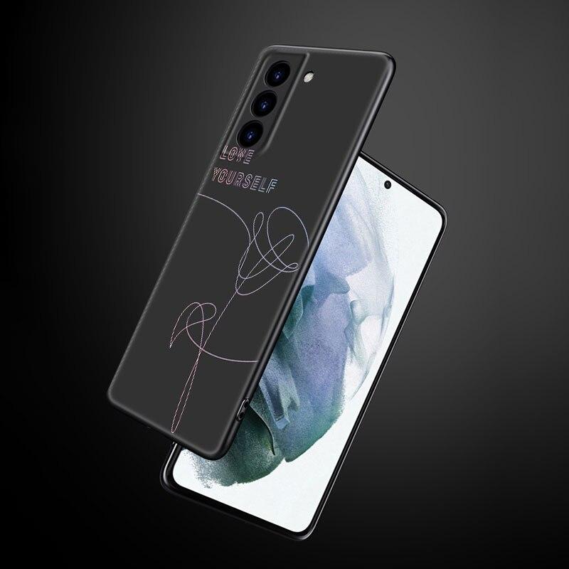 Чехол для телефона Love Yourself Art для Samsung Galaxy S22 Pro S21 S20 Ultra FE S10 Lite 5G S10E S9 S8 Plus, мягкий черный чехол из ТПУ