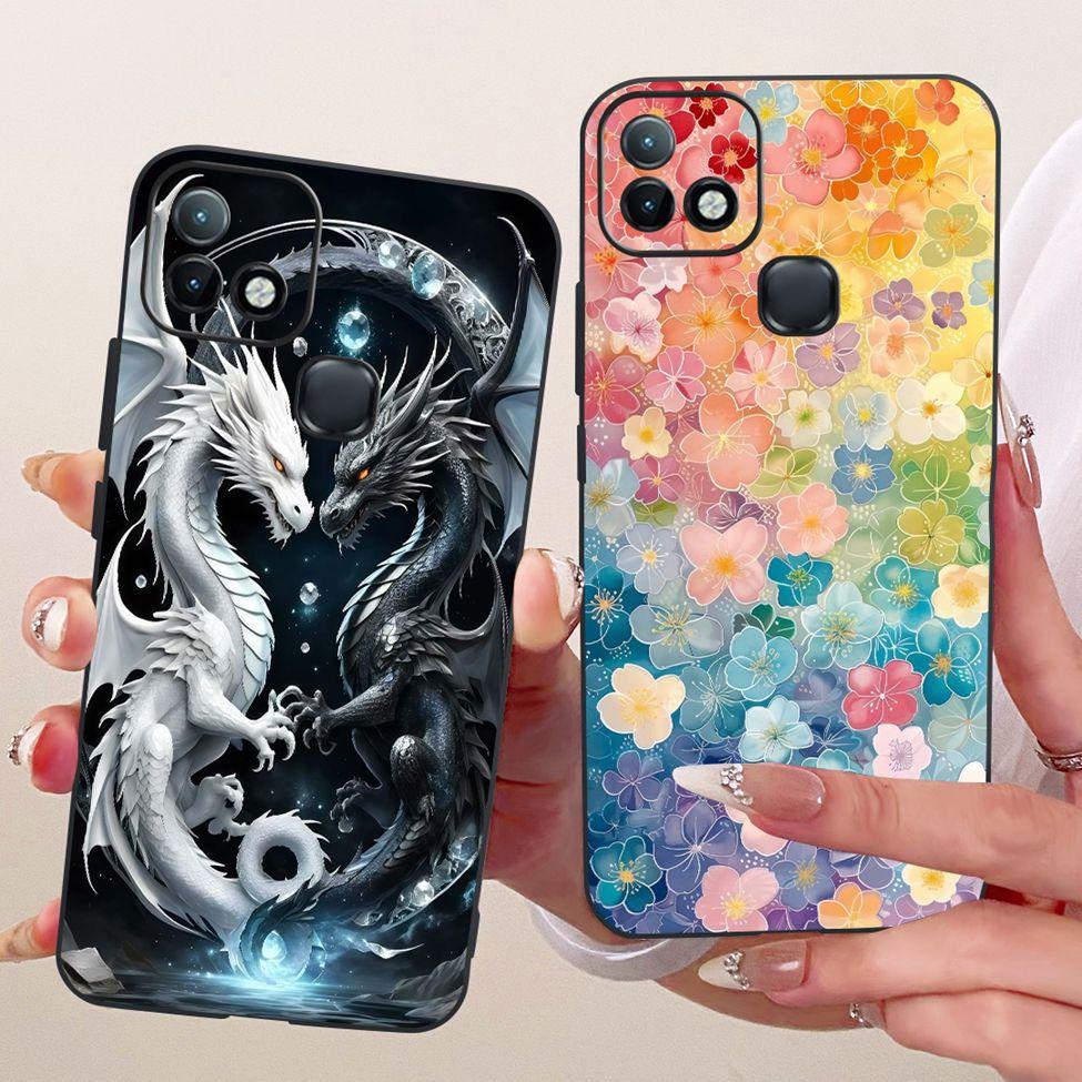 For Infinix Hot 10i Case Luxury Butterfly Fashion Girls Boys Cute Painted Casing For Inifnix Hot 10i X659 X659B X658E Cover