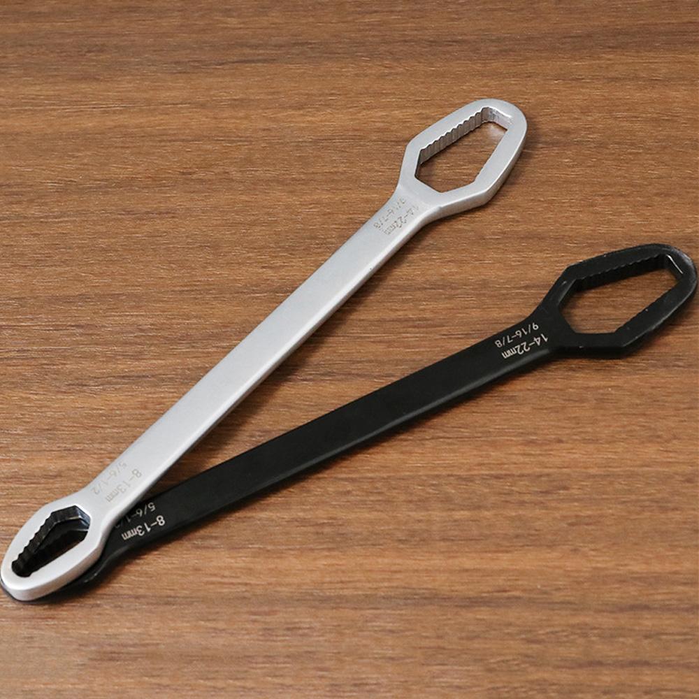 Универсальный двусторонний ключ, многофункциональный самозатягивающийся регулируемый гаечный ключ Torx для велосипеда