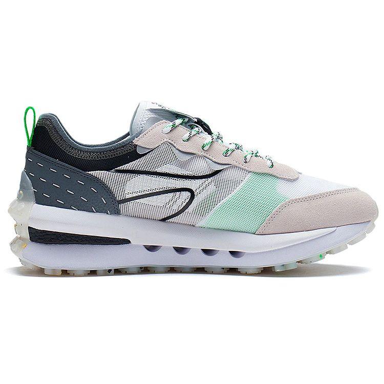 Li Ning Fangyuan V2 Durable Breathable Low-Top Sports Casual Shoes Men Sneakers White Sand Gray AGCS025-1