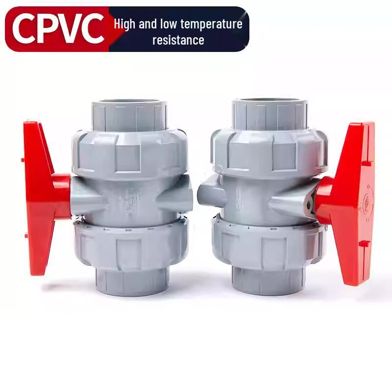 Двойной шаровой кран Mingceng CPVC