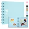 7-Inch Scrapbook Photo Album 40 Pages Twin-wire Binding DIY Hard Cover Spiral Wedding Travel Baby Shower Children