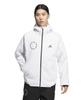 Adidas Толстовка с капюшоном на молнии Regular Fit, скрепленный флис, стандартная, тройной слой, на молнии по всей длине.1 (Белый/Маленький/Мужской) KWY05-JH1030