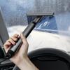 Скребок для окон автомобиля телескопический зеркальный очиститель для стекол с водяным туманом автомобильный скребок для стекол портативный инструмент для чистки зеркал лобовое стекло