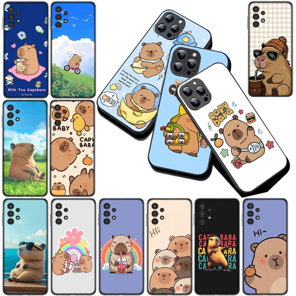 Comics Capybaras Wallpaper Phone Case for OPPO A80 A18 A16 A40 A17 A15 A38 A78 A79 A54 A57 A12 A60 4G 5G Protective Cover