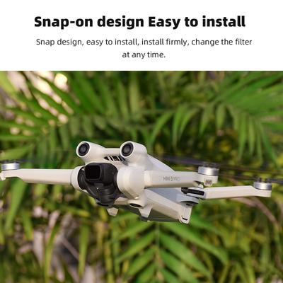 BRDRC УФ CPL ND8 Светофильтры для камеры дрона DJI MINI 3 PRO Набор светофильтров нейтральной плотности для DJI MINI 3 Аксессуар из оптического стекла