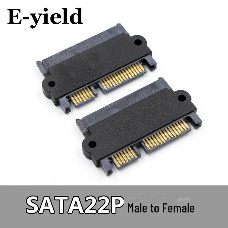 SATA 7+15 Pin Male To Female Adapter Card for Hard Disk Interface Protection