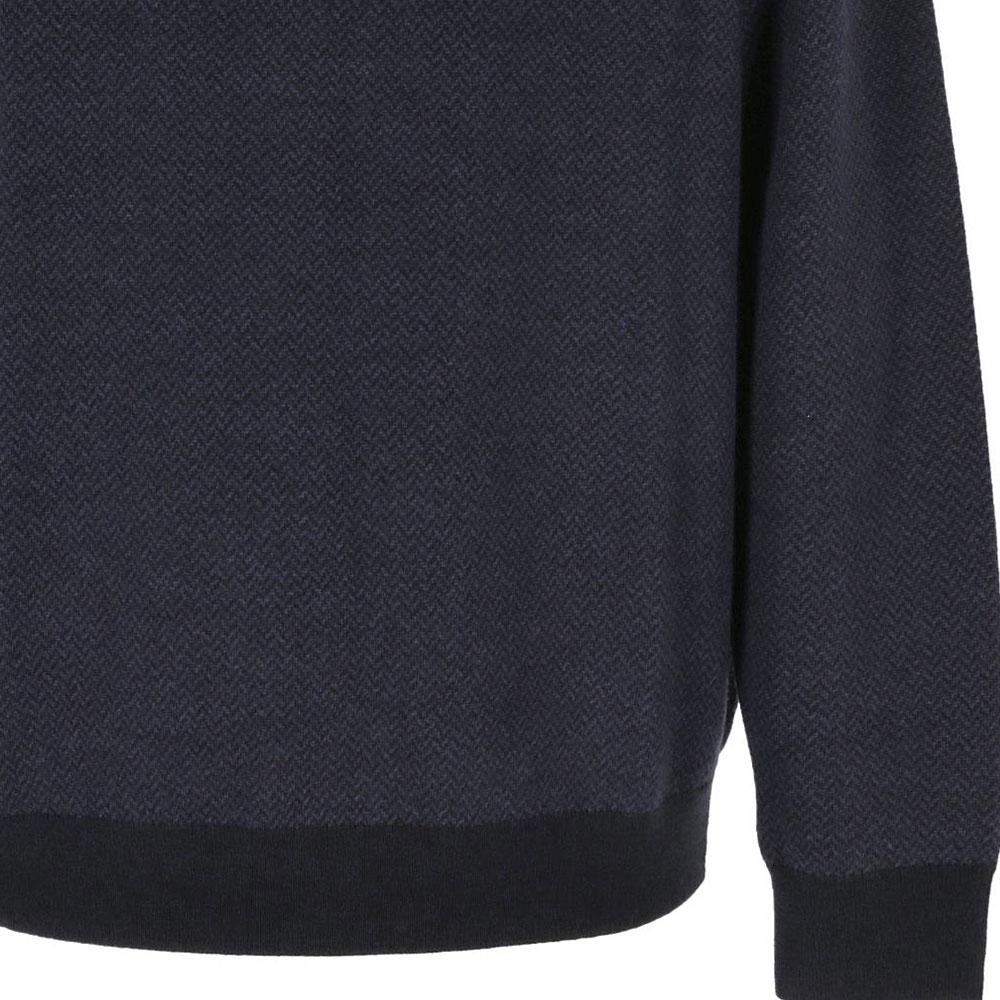 Polo Ralph Lauren Однотонный вязаный джемпер с круглым вырезом и длинным рукавом Мужской свитер Синий 710917042-003