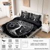 Customizable Tree of Life 3D Flannel Duvet Cover Set - 3-Piece Home Textile