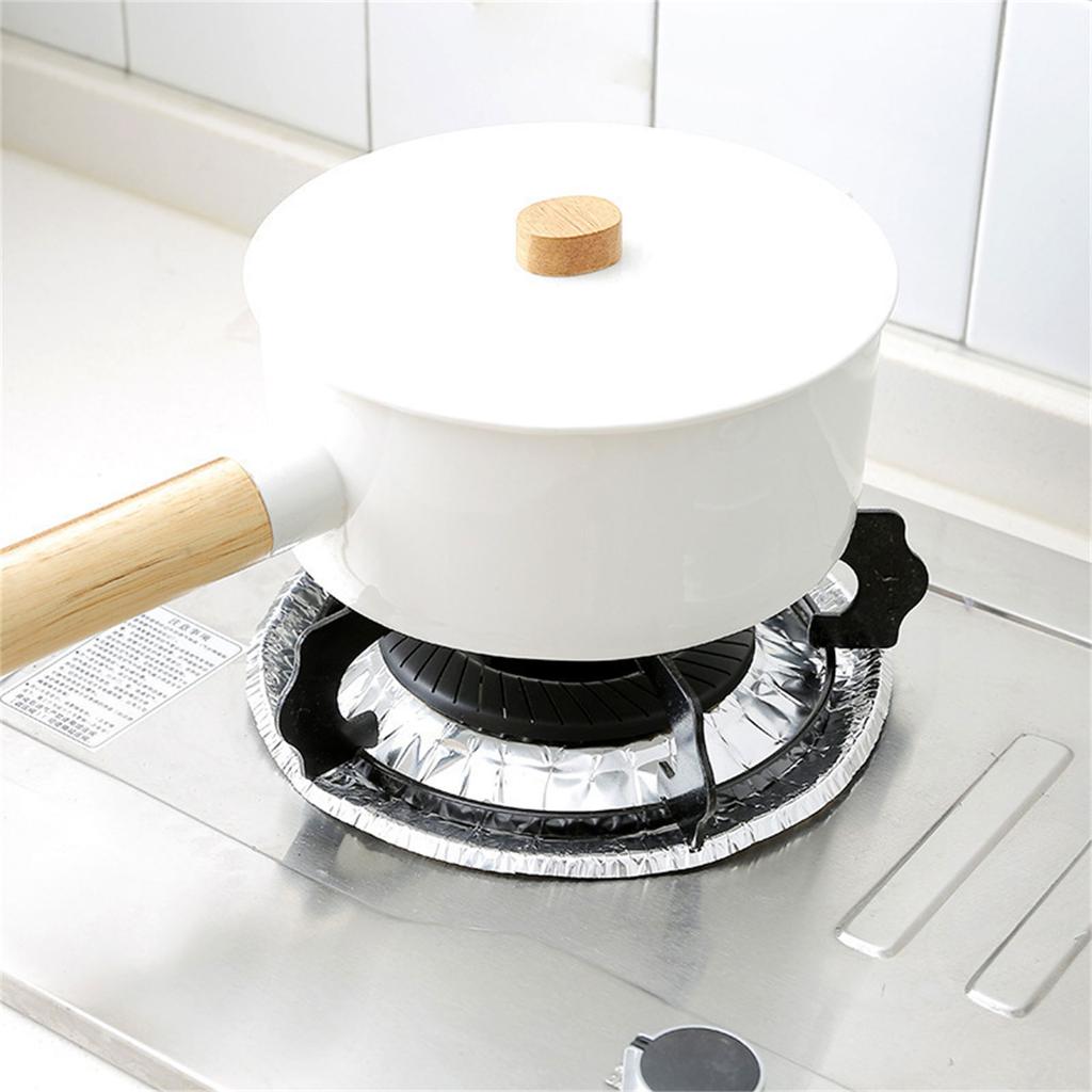 Stove Top Covers Aluminum Foil Liners Square/Round Stove Burner Covers Range Protectors for Kitchen Gas Range Top
