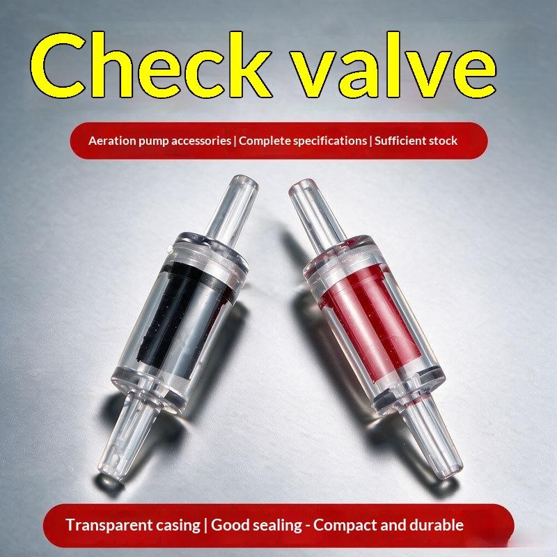 10Pcs One Way Check Valve Anti Backflow Non Return Connector Air Pump Fitting for Aquarium Irrigation Pneumatic Use
