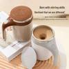 Portable Automatic Magnetic Stirring Insulated Stainless Steel Coffee Cup