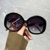 Round Shape Sunglasses for Women Pearl Decoration Anti-glare Sun Glasses for Woman European American Stylish Ladies Sunglass