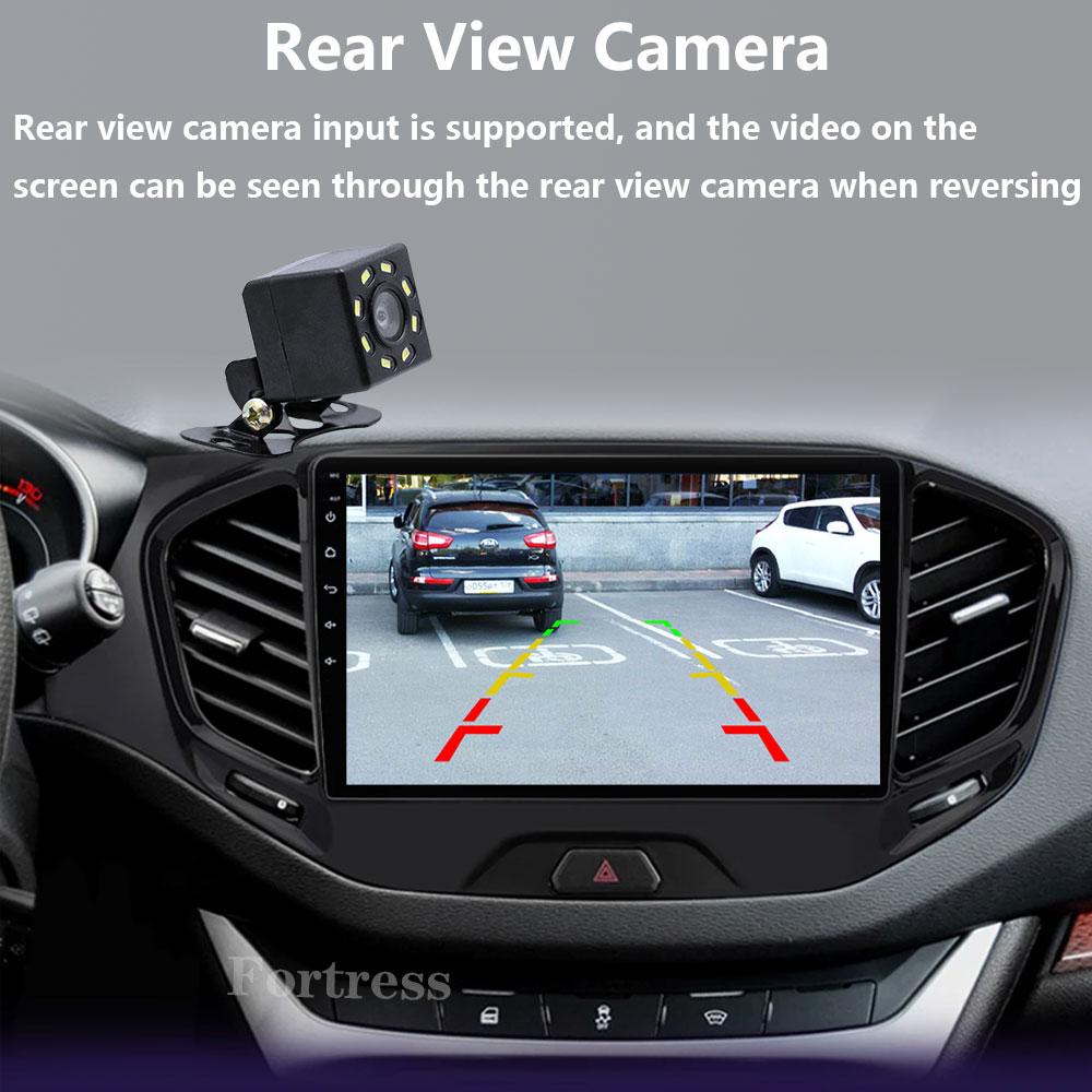 2 Din Android 12 автомобильный радиоприемник мультимедиа видеоплеер для LADA Vesta Cross Sport 2015-2019 GPS 4G WIFI стерео Carplay Auto QLED RDS