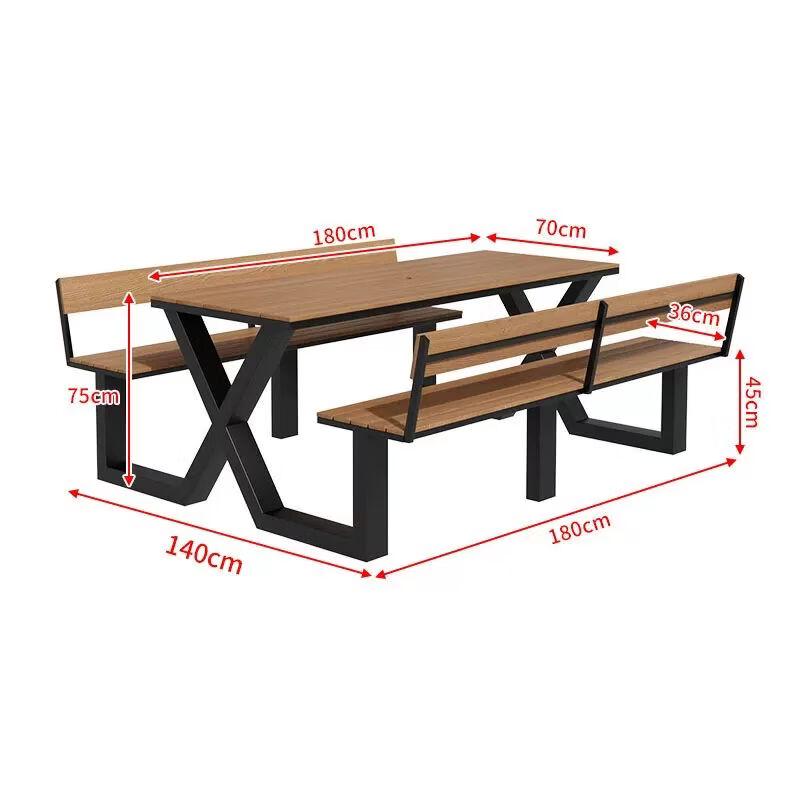 Outdoor Integrated Dining Set
