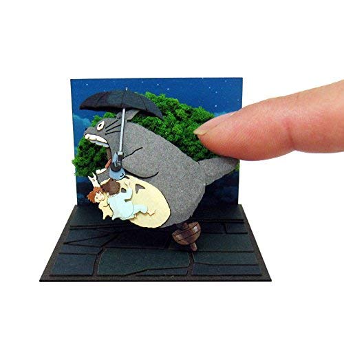 Sankei Studio Ghibli mini Мой сосед Тоторо Тоторо и обзорный полет Бумажная поделка MP07-88