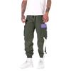 Повседневные спортивные брюки мужские свободные длинные вставки фитнес бег тренировочные брюки