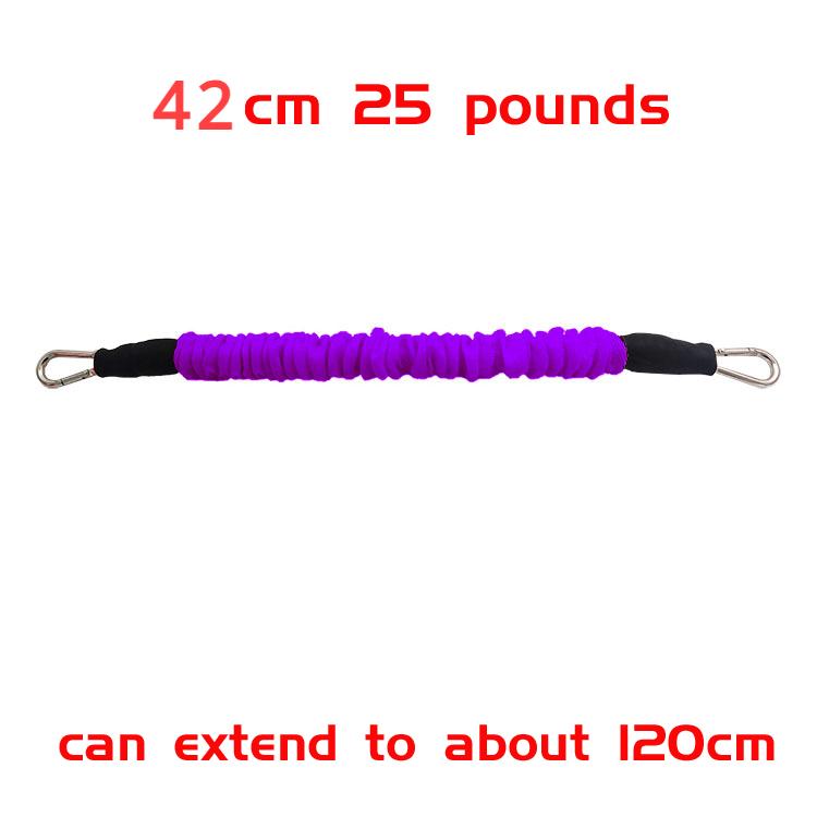 30 42 65 80cm Thicken Latex Gym Rubber Pull Rope Resistance Band Fitness Training Trainer Taekwondo Kick Customizable