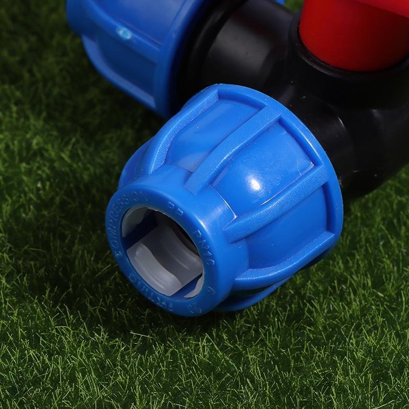 20/25/32 мм ПЭ 3-ходовой шаровой клапан трубка водопроводная вода разделитель пластиковый быстроразъемный клапан соединитель фитинги для полива воды трубы