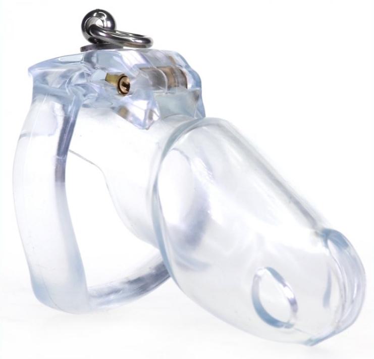Dick Off Chastity Cage 10 X 3cm Transparent