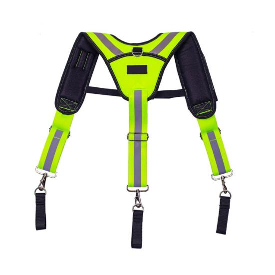 Подтяжки для рабочего инструмента, пояс для строительного инструмента электрика с регулируемыми ремнями и съемным держателем для карандашей для телефона, уменьшают стресс