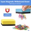 30 шт., ластики для сухого стирания, магнитные ластики для сухой доски, яркие цвета, компактные размеры, портативные мини-ластики для сухого стирания, ластики для досок