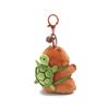 Stylish Capybara Turtle And Bee Plush Keychain Creative Cartoon Keychain Bags For