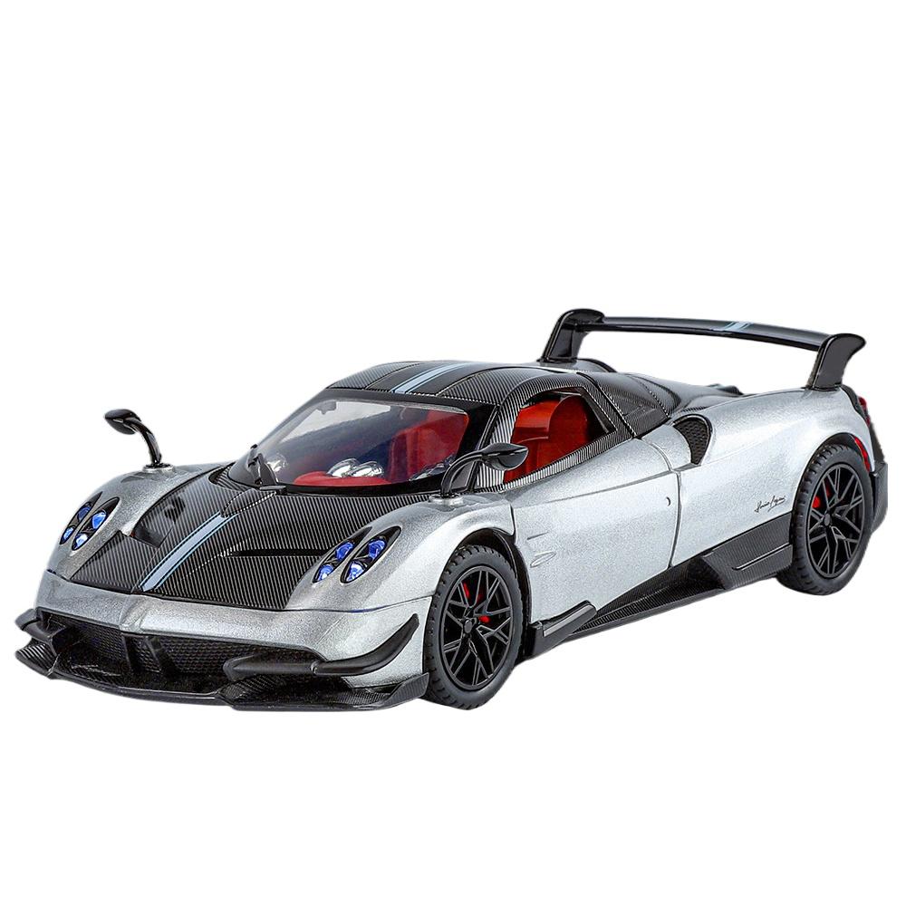 1/32 Pagani Huayra BC Alloy Sports Model Diecast Metal Racing Car Vehicles Model Simulation Sound Light Collection Kids Toy Gift