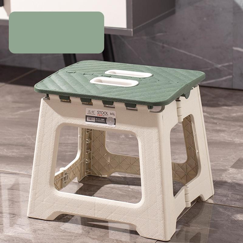 Outdoor Portable Folding Stool High Load-bearing Thickened Plastic Saddle Chair Mini Chair Fishing Stool Square Stool Camping Stool