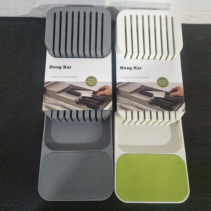 Расширяемый лоток-органайзер для кухонных ножей