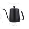 350ml Gooseneck Coffee Drip Kettle Narrow Spout Hand-poured Coffee Maker  Outdoor