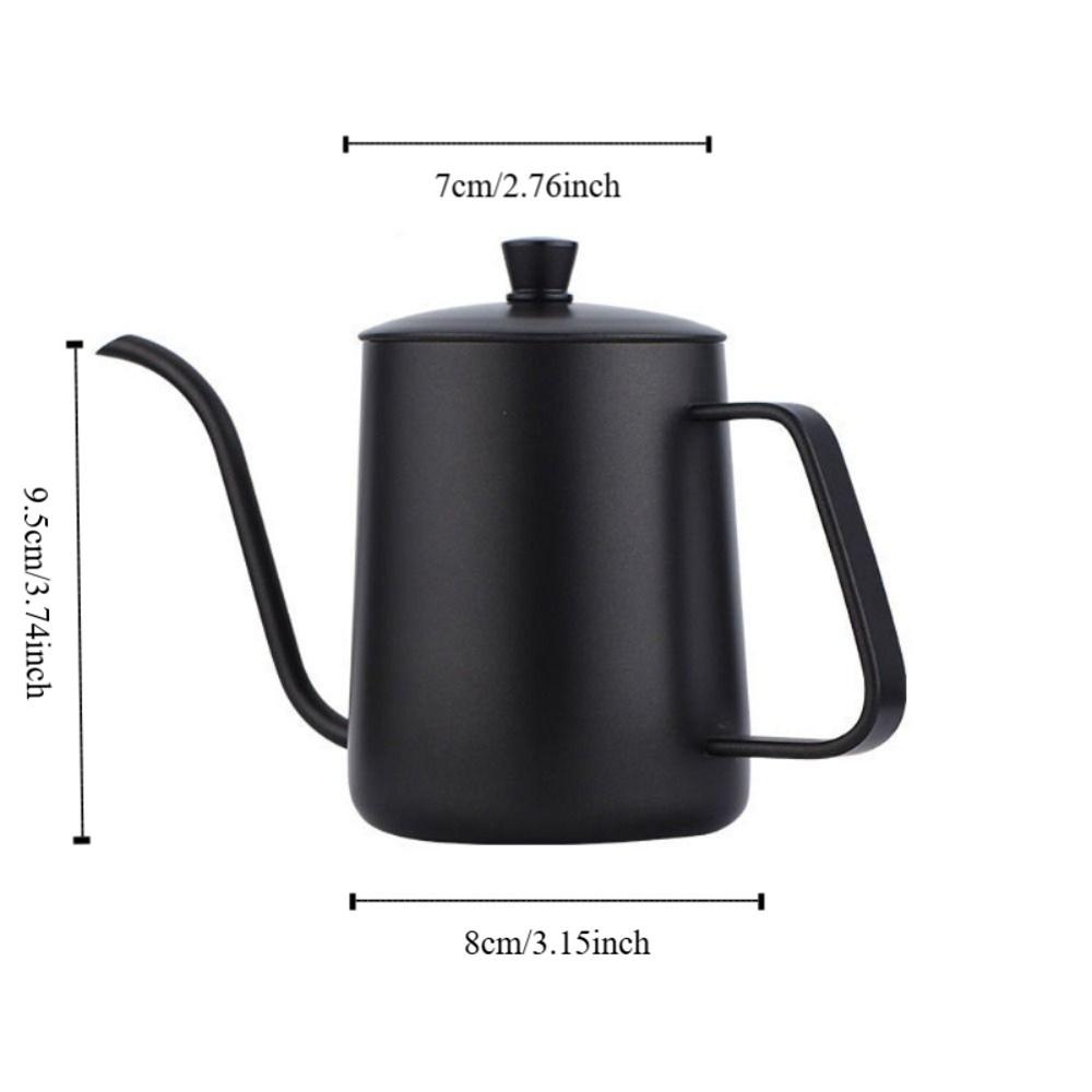 350ml Gooseneck Coffee Drip Kettle Narrow Spout Hand-poured Coffee Maker  Outdoor