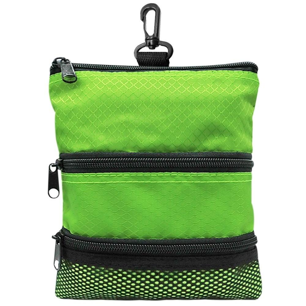 Three Layer Golf Ball Bag Waterproof Golf Pouch Multipurpose Golf Carrier Golf Players
