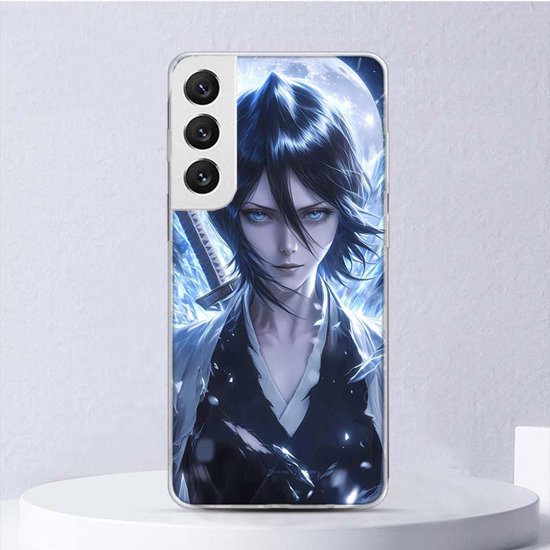Bleach Кучики Рукия Мягкий Чехол Для Samsung Galaxy S25 S24 S23 S22 Ultra Чехол для Телефона S21 S20 FE S10 Plus S10E S25U Funda Coque