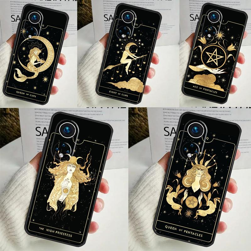 Witches Moon Tarot Mystery Totem Case For Honor X9b X8b X8 X9 X6a X7a X8a X9a Honor Magic 6 5 Pro 50 70 90 Lite Back Cover