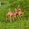 2Pcs Garden Lovely Couple Deer Mini Craft Micro Landscape Bonsai Home Decor