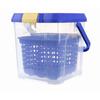 RAKU Car Wash Bucket, Approximately 25L, with Lid, Large Capacity, Multi-Functional, with Graduations, Separated Basket, Weight Capacity Approximately