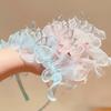 Crystal Children's Headdress Hair Accessories Crown Headband Crown Mesh Hair Hoop  Daily Life