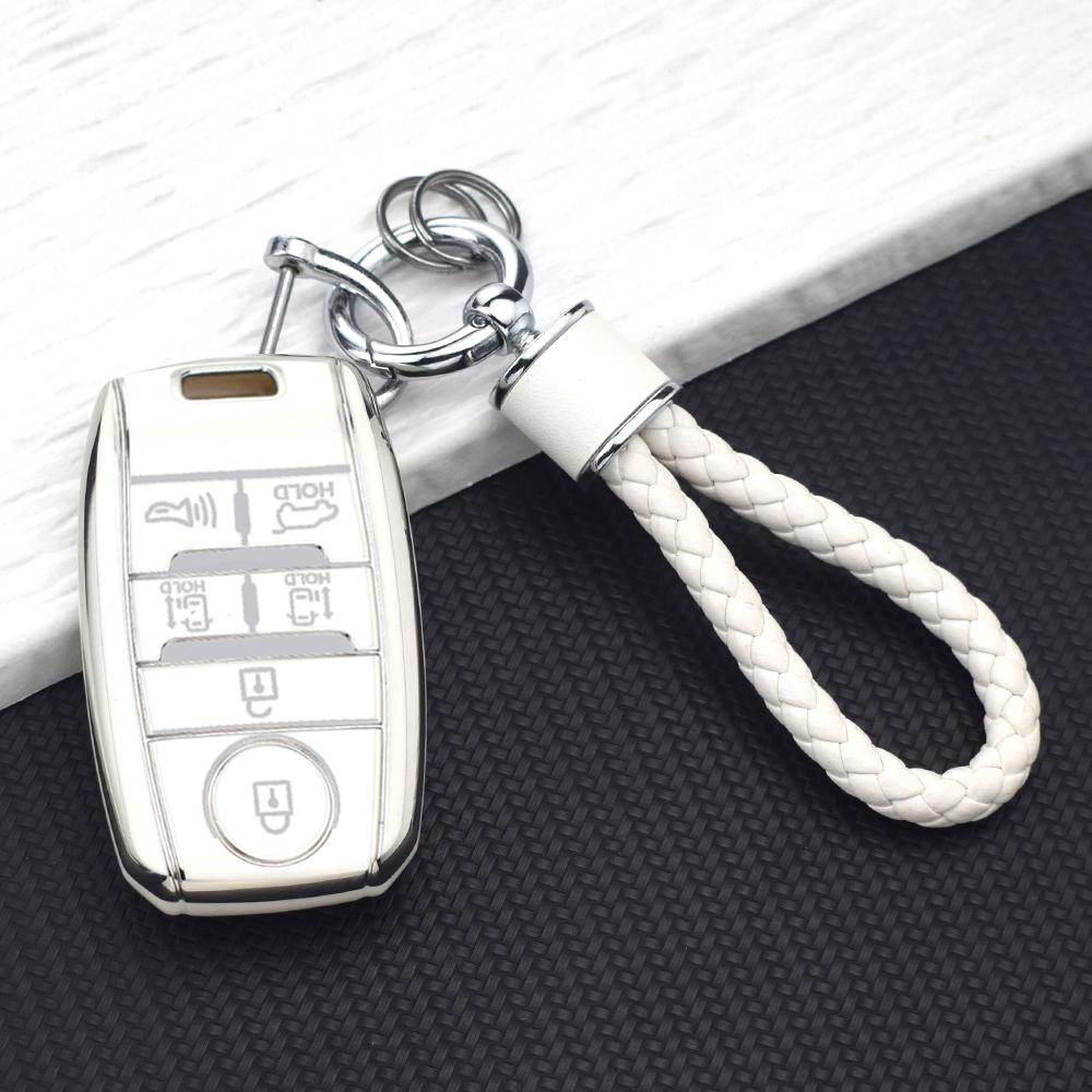 Для Kia Sorento L580 Grand Carnival New Sedona Double Carnival Брелок Запчасти 6 Кнопок ТПУ Чехол для Ключа Автомобильного Пульта ДУ Оболочка Брелока