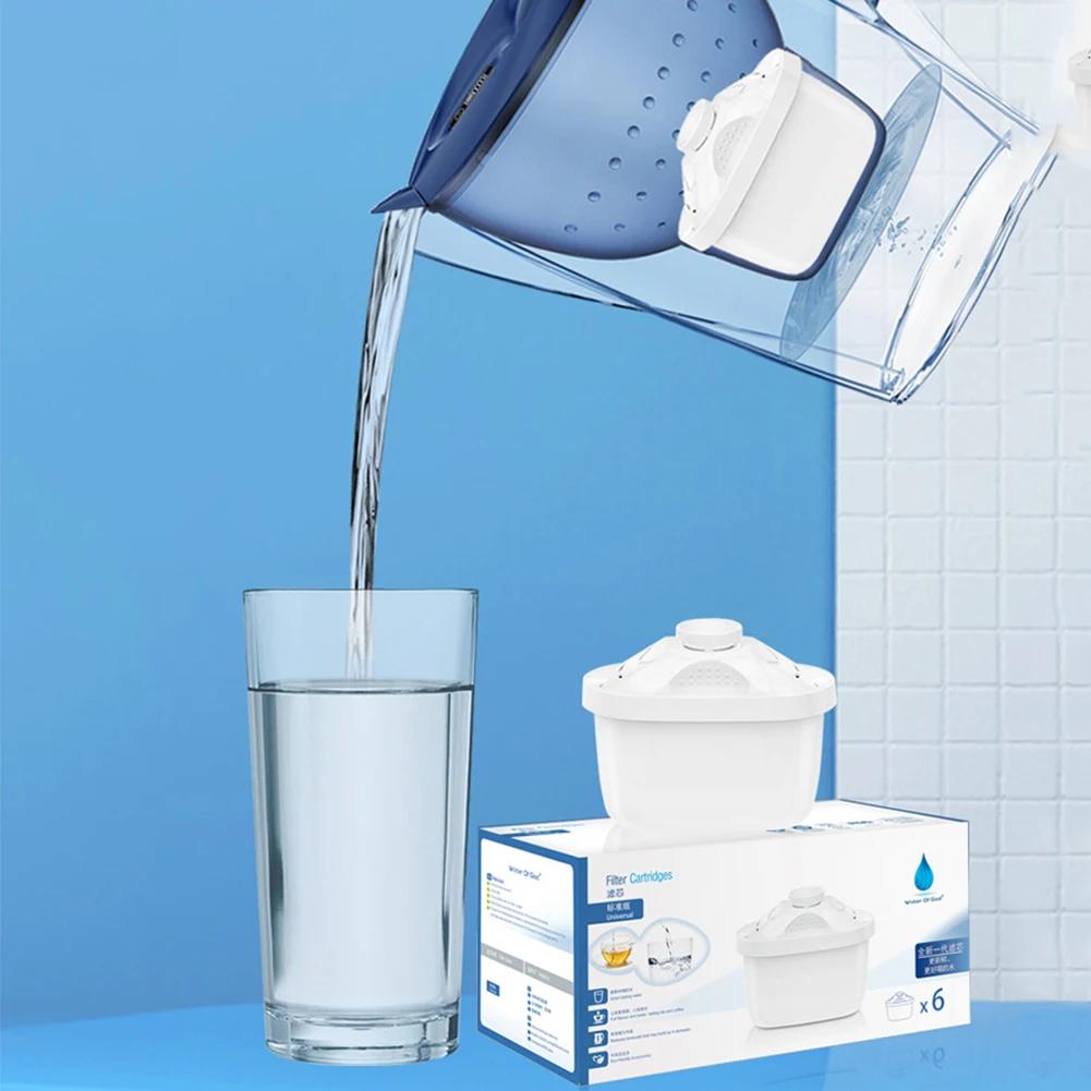 3.5L Water Filter Jug Cartridges Reducing Limescale Chlorine Refills Filter Cartridges Activated Carbon Water Filter for Drink