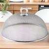 Reusable Stainless Steel Food Tent Fine Mesh Plate Cover Long-Lasting Mesh Food Cover  Beach Park