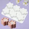 Новая ручная силиконовая форма для выпечки торта, муссового торта, желе, пудинга, свечей, с узором «Цветок», «Любовь», «Звезда», круглая, квадратная