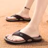 Foreign Trade Export Large Size Cool Slippers Men's Flat Bottom Home Slippers Wearing Flip-flops Beach Shoes Flip-flops