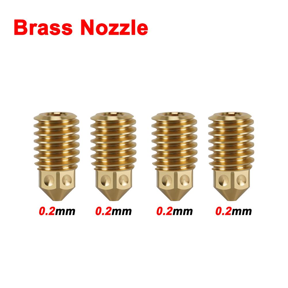 For Bambu Lab P2S Upgraded Hotend 0.2/0.4/0.6/0.8mm Hardened steel nozzle Replacable Hot End Bambulab P2S 3D Printer Print Head