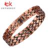 Pure Copper Magnetic Pain Relief Bracelet For Men Therapy Magnets Bangle Link Chain Man Health Care Jewelry
