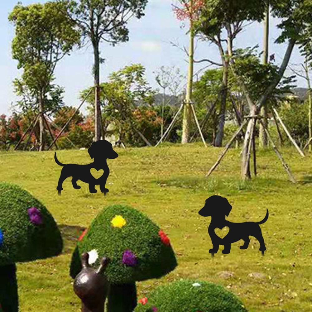 1 шт. Кованое железо Современная скульптура собаки Абстрактная собака Простая декоративная статуэтка Искусство Домашнее украшение L9C2