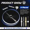 Sabary 4 Pcs Fidget Pen Spinner Pen with LED Light Multi Functional Cool Anxiety Gift Help Stress Reducer Thinking Ballpoint Rotating Anti Stress