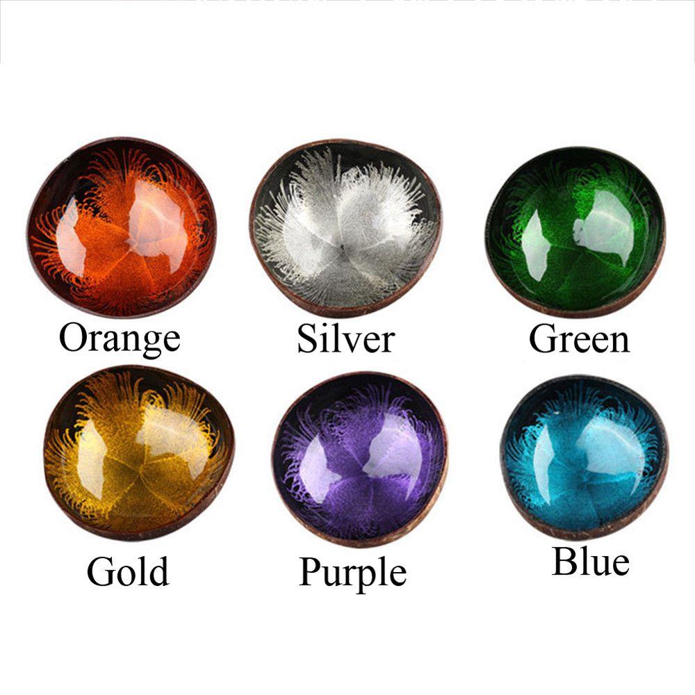 Kitchen Supplies Home Decor Natural Coconut Shell Bowls Storage Container Candy Dishes Tableware