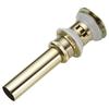 Gold Bathroom Basin Sink Pop Up Drain Brass Material Waste Stopper Floor Drain Non-Porous Bathroom Basin Drainer Bath Hardware