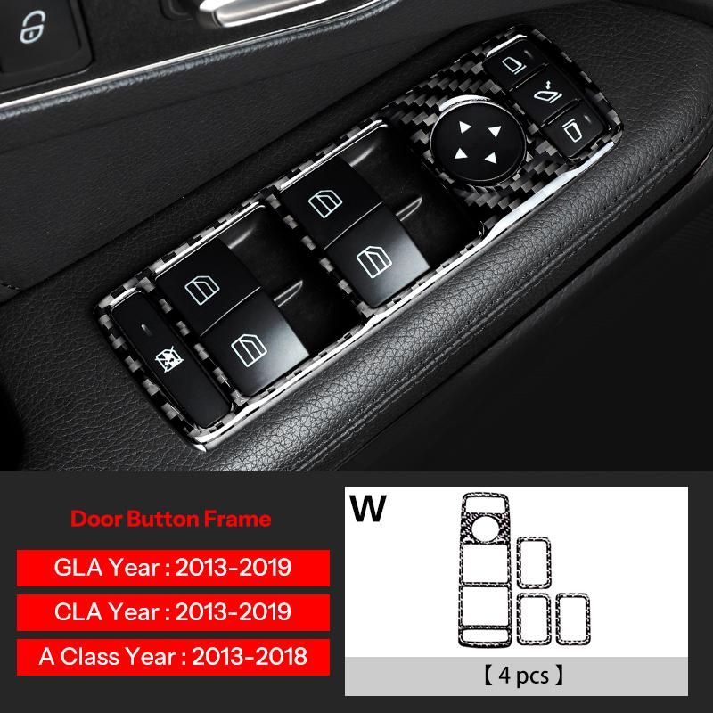 For Mercedes Benz A Class W176 GLA X156 CLA Accessories Car Interior Air Conditioning CD Console Panel Cover Trim Car Styling